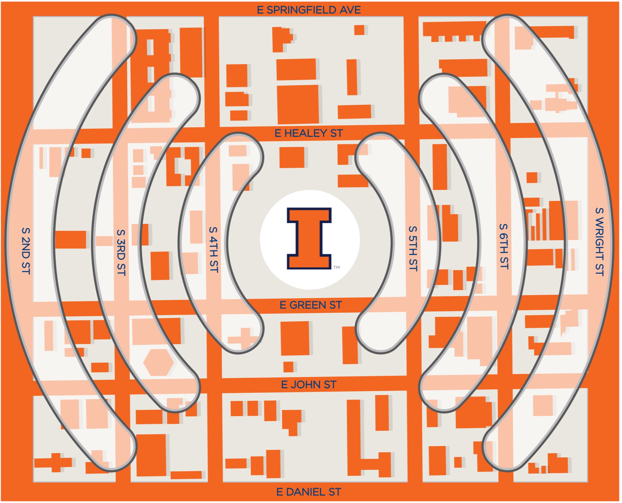 Champaign Map