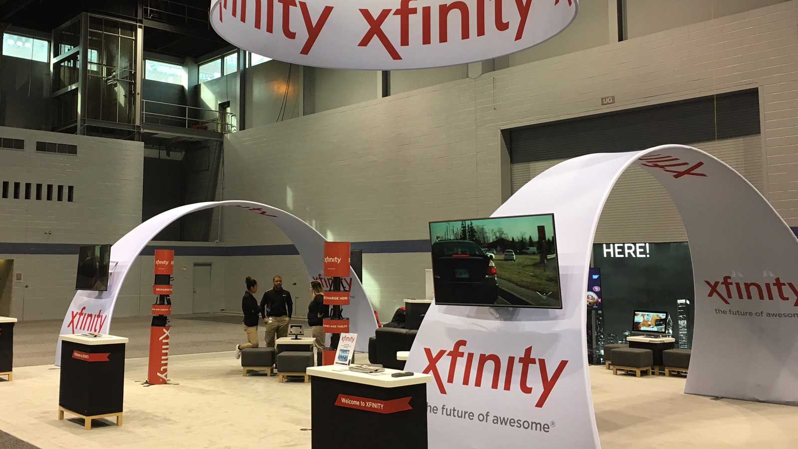 Xfinity Booth at the 2017 Chicago Auto Show