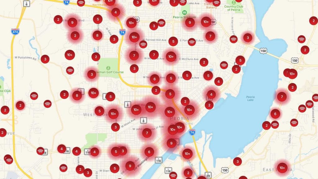 Comcast Lights its 16,000th WiFi Hotspot in the Peoria Area