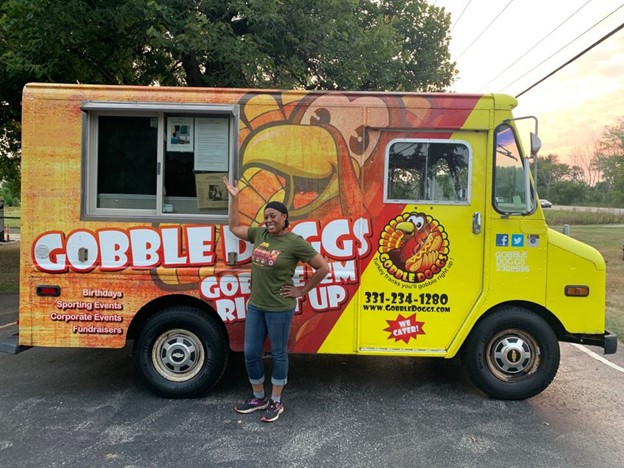 Annah Mitchell, owner of Gobble Doggs, 2022 RISE recipient