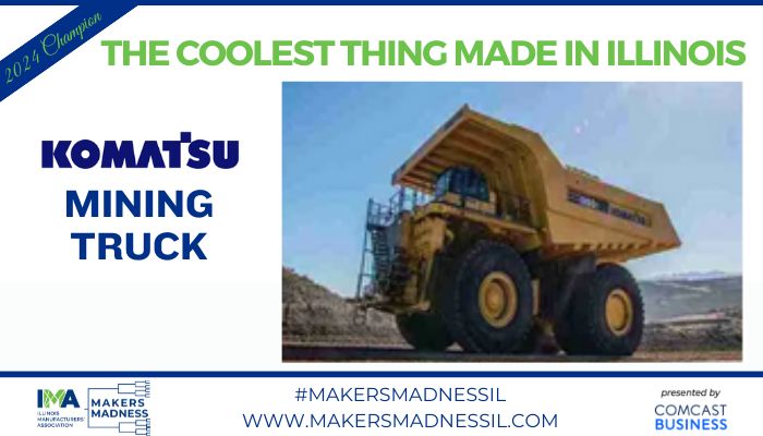 Komatsu Mining Truck Named “The Coolest Thing Made in Illinois”