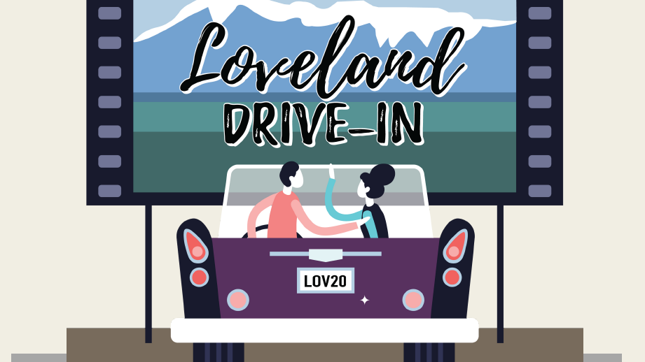 Loveland drive in poster