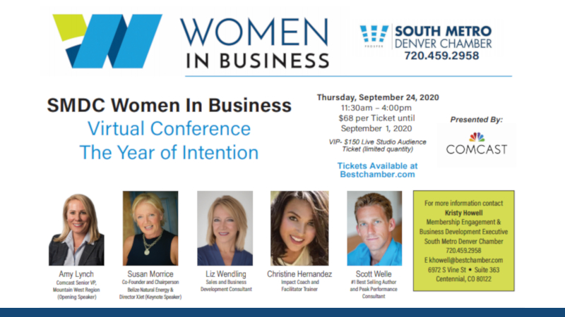 Women in Business speaker announcement flyer