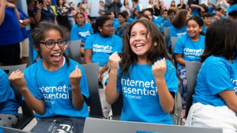 Comcast Internet Essentials with Amigos for Kids at Jose Marti Park on Tuesday, August 6, 2019 in Miami.