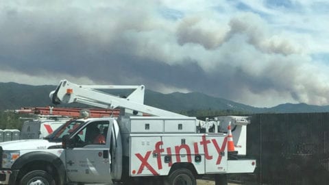 Comcast Provides Internet in Shelters for Kincade Fire Evacuees