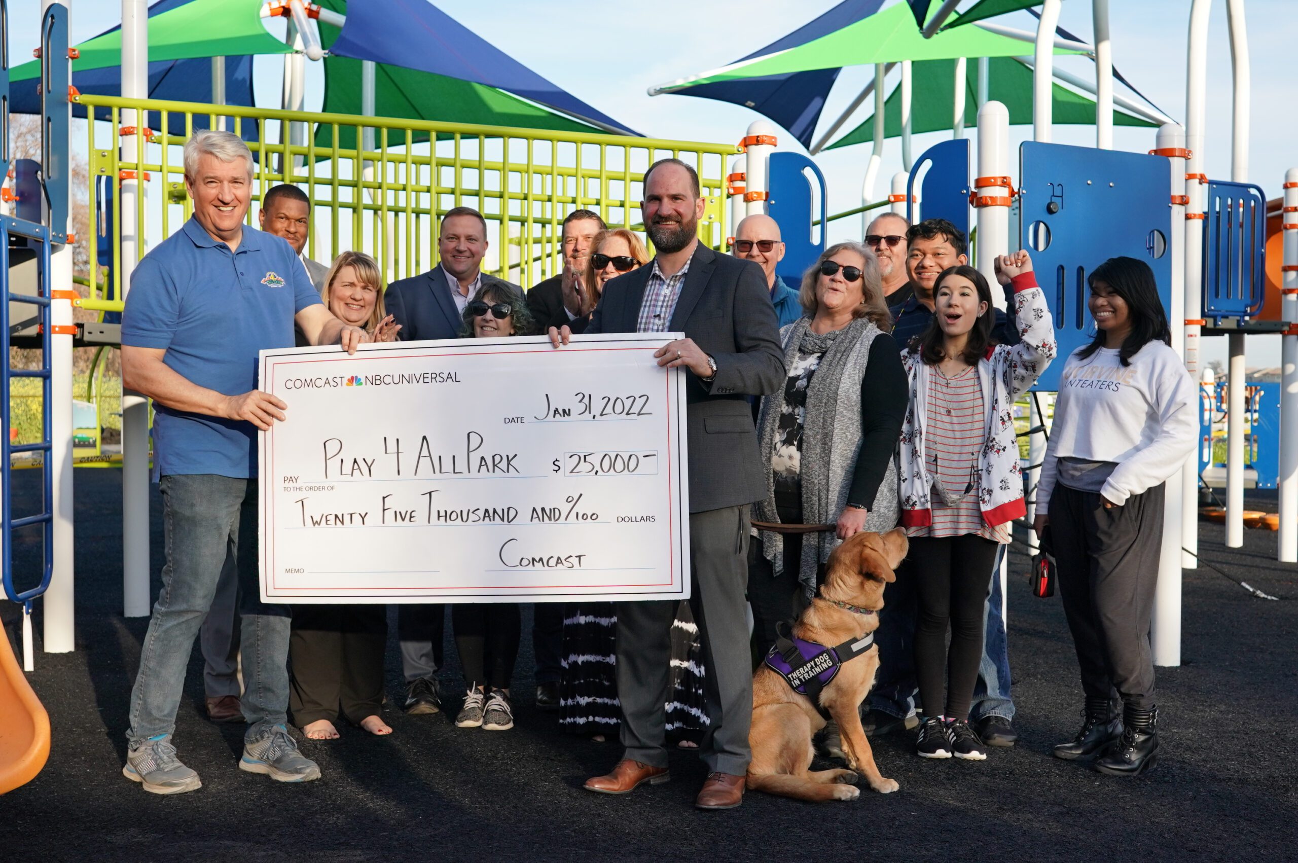 Comcast Donates $25,000 to Help Fund Innovative ‘Play 4 All’ Accessible Park in Vacaville