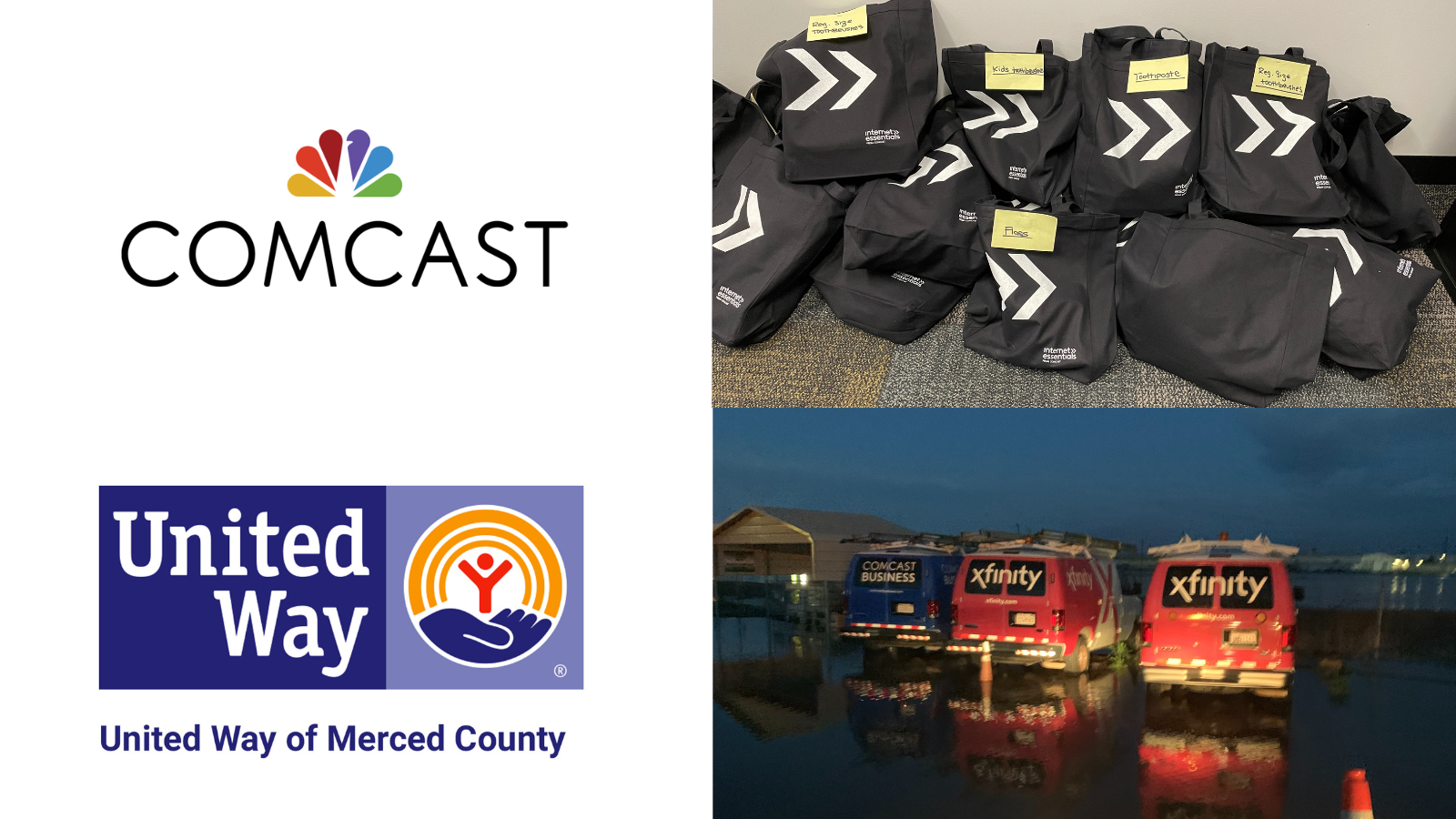 Comcast Joins United Way of Merced County’s Efforts to Support Merced During Time of Crisis