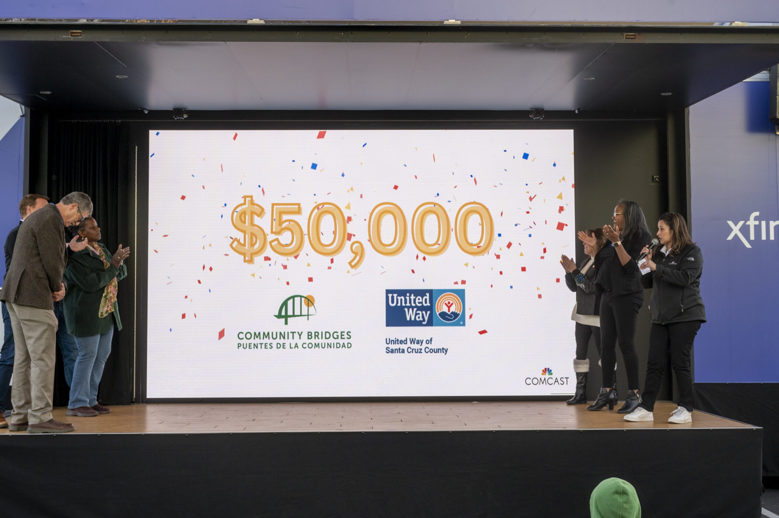 Comcast Hosts Community Event in Santa Cruz & Makes $50,000 Donation for Storm Recovery