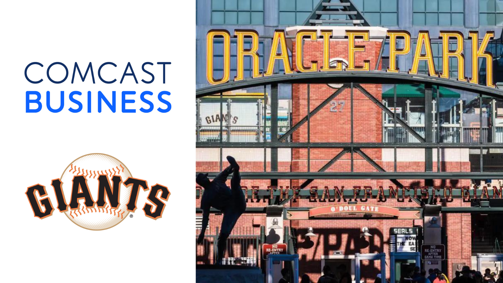 San Francisco Giants Partner with Comcast Business to Make Oracle Park the First 100% WiFi 6E-Ready Professional Sports Venue