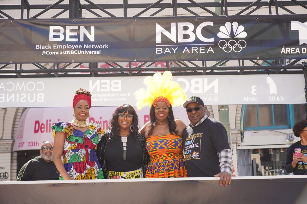Comcast and Black Joy Parade honor the 2024 Icons Among Us at the Black Joy Parade in downtown Oakland, CA