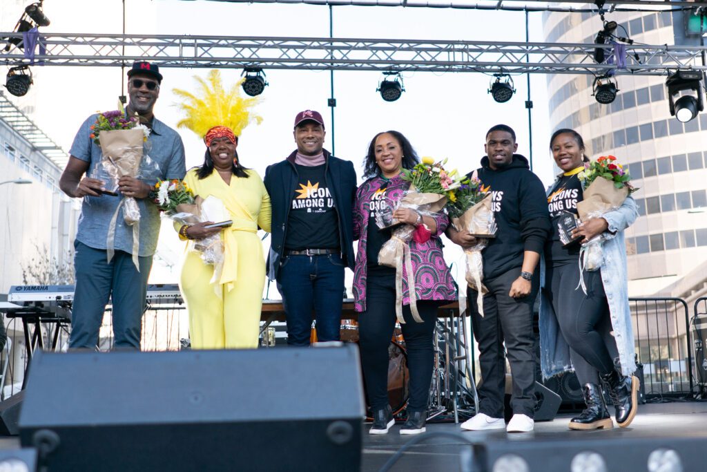 Comcast and Black Joy Parade honor the 2021 Icons Among Us at the Black Joy Parade in downtown Oakland, CA