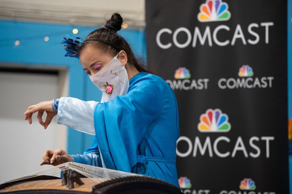 Comcast California team hosts the Asian Pacific American Cultural Fair at the Asian Pacific American Community Center on Saturday, May 18, 2024, in San Francisco, California. (Don Feria/Comcast)