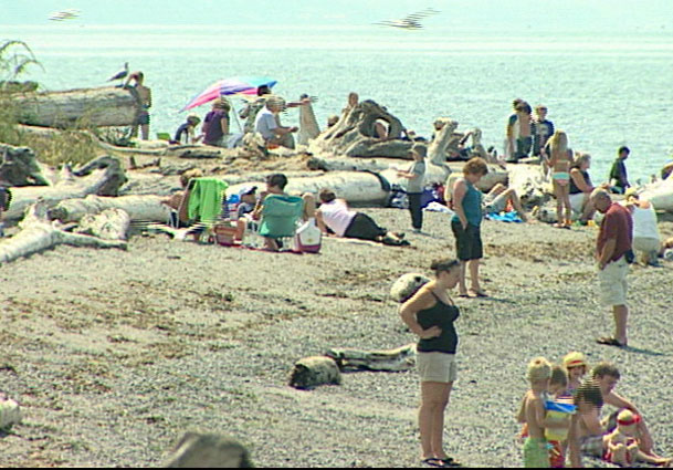 Beach scene in Mukilteo