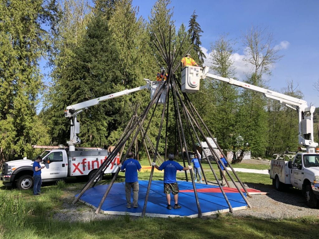 Comcast Cares Day Bellingham Wash., 2019