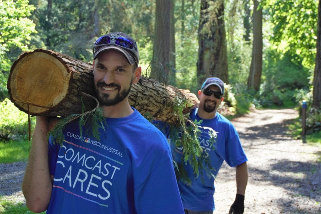 Comcast Cares Day Tacoma Wash. 2019