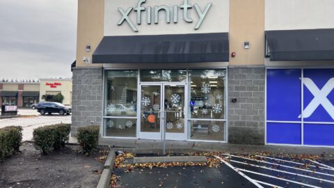 The outside of the Lacey Xfinity store.