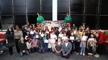 Students from Benbrook Elementary School.