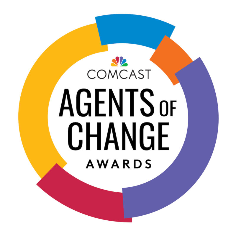 The Comcast Agents of Changes Awards logo.