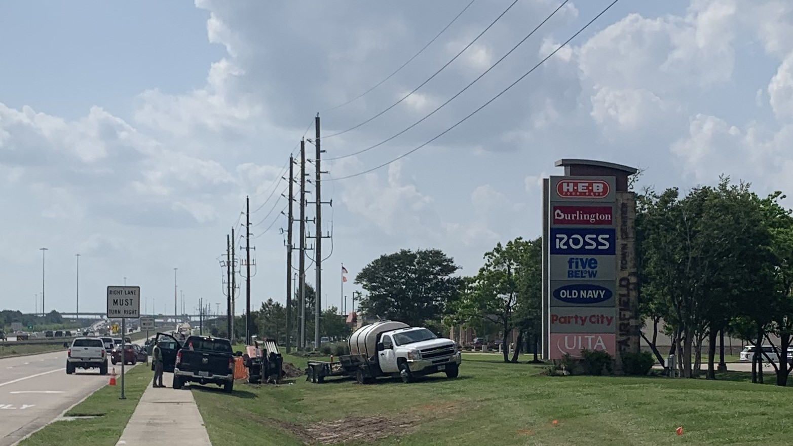 Comcast technicians working to restore service to a cluster of customers in the Cypress area after a non-Comcast-related contractor cut a fiber line while digging in a utility easement in the 28000 block of US 290.
