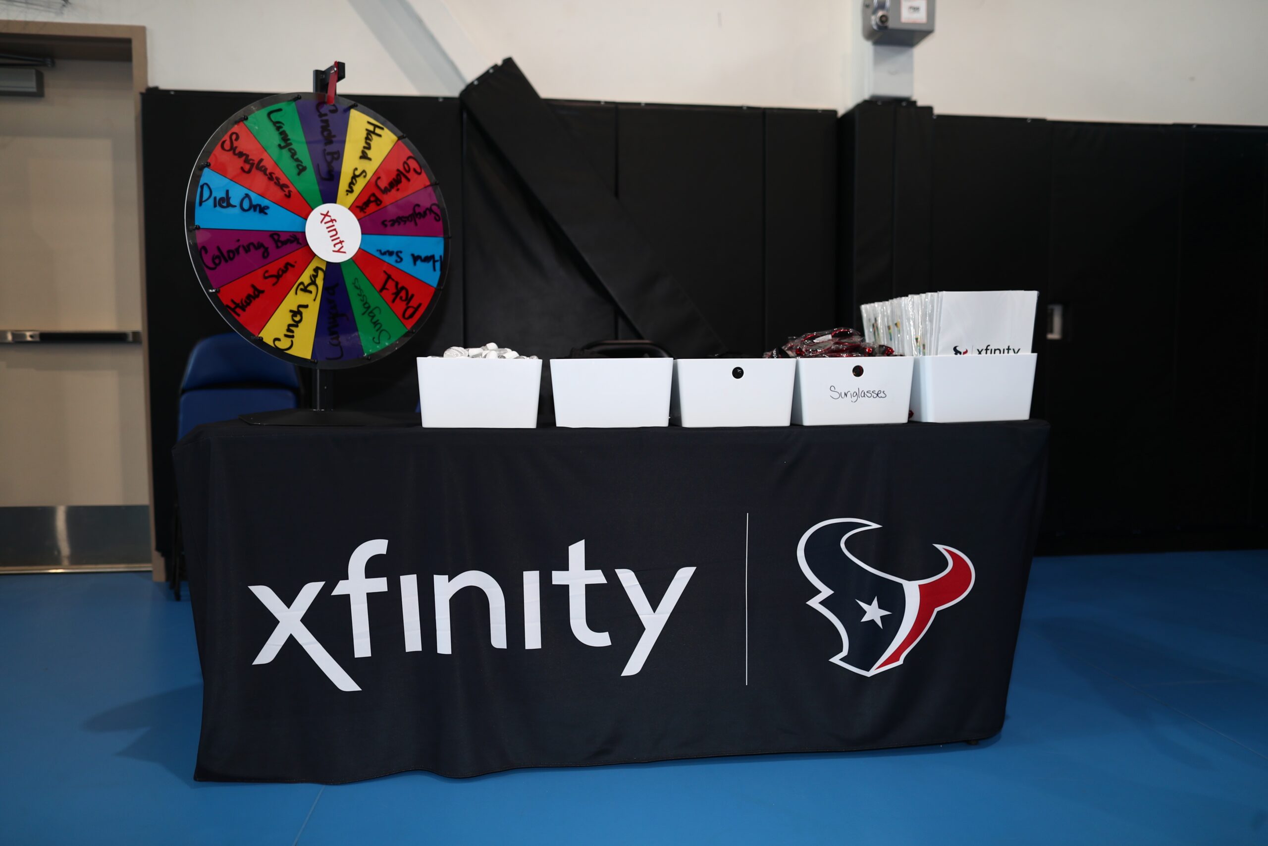 Xfinity booth table
