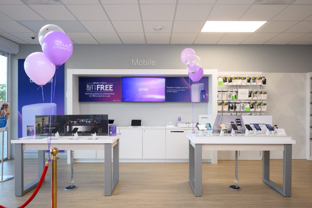Xfinity stores welcome you to test out new features and technology
