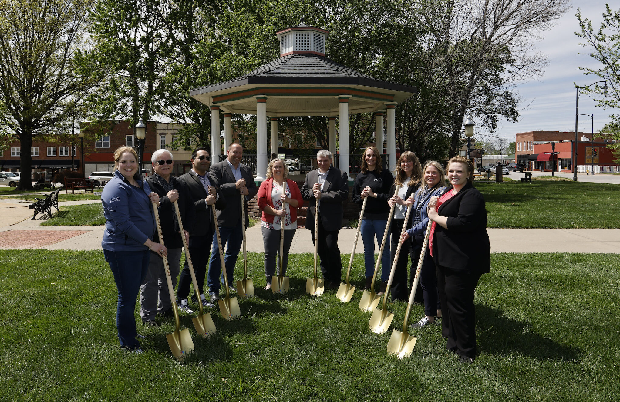 Comcast Expands Into Paola and Hillsdale with a Groundbreaking Ceremony