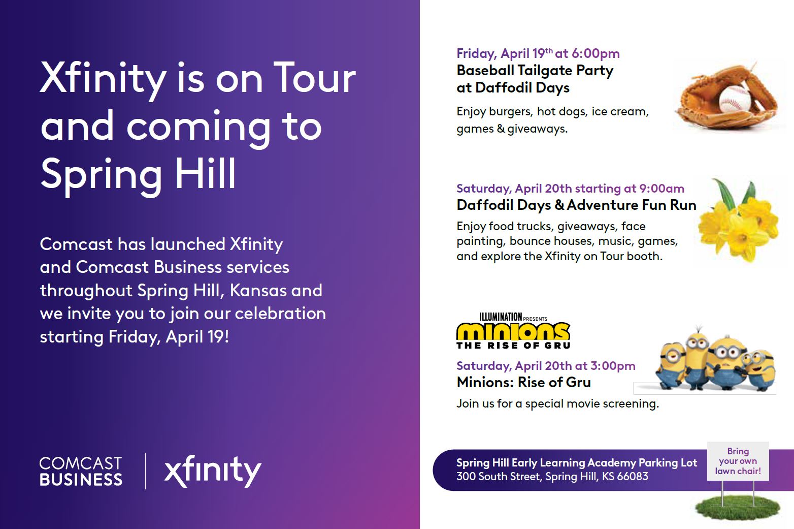 Spring Hill Xfinity on Tour Postcard