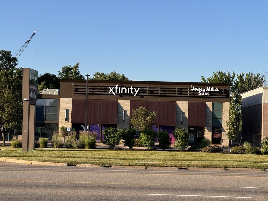 View of the Kentwood Xfinity store from 28th Street