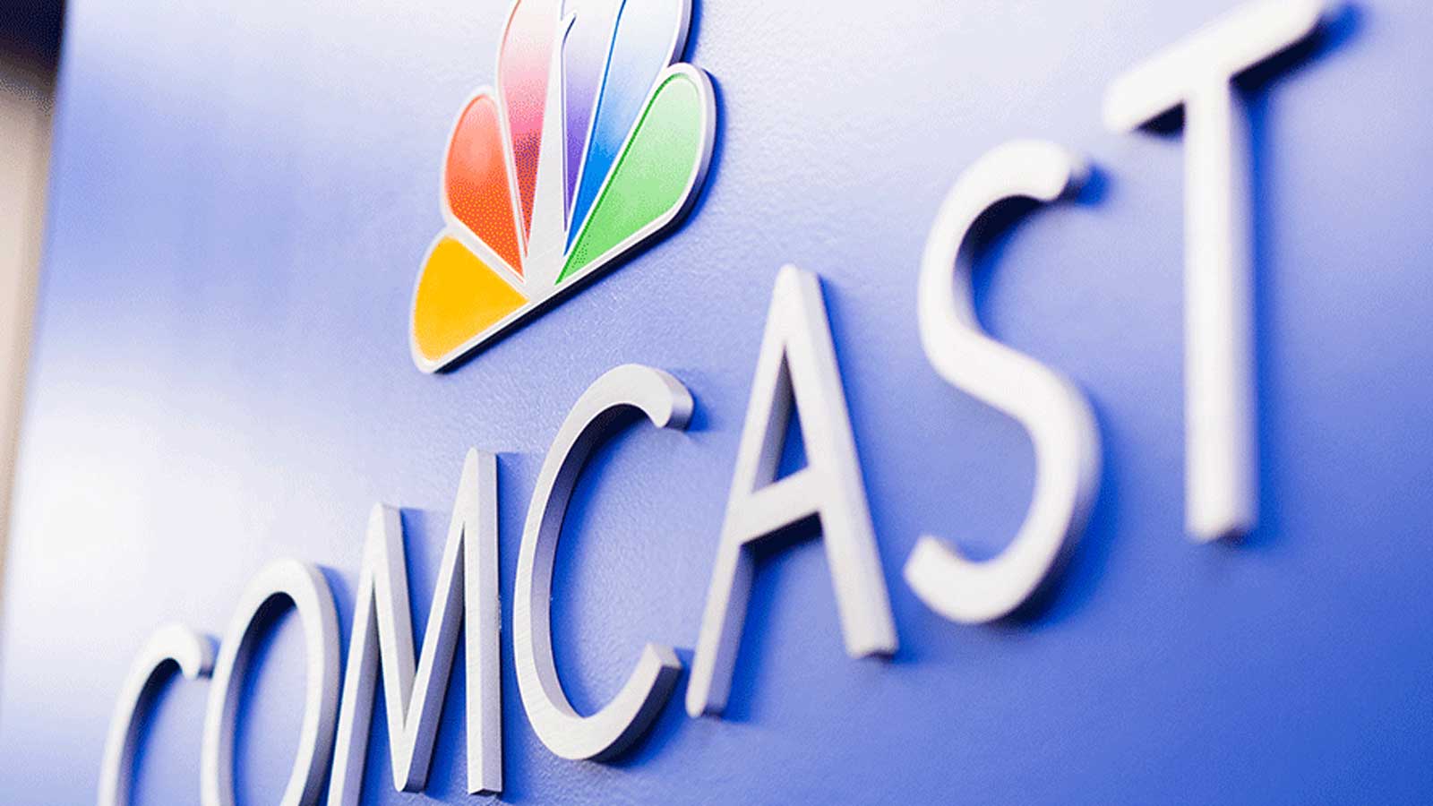 Comcast logo signage