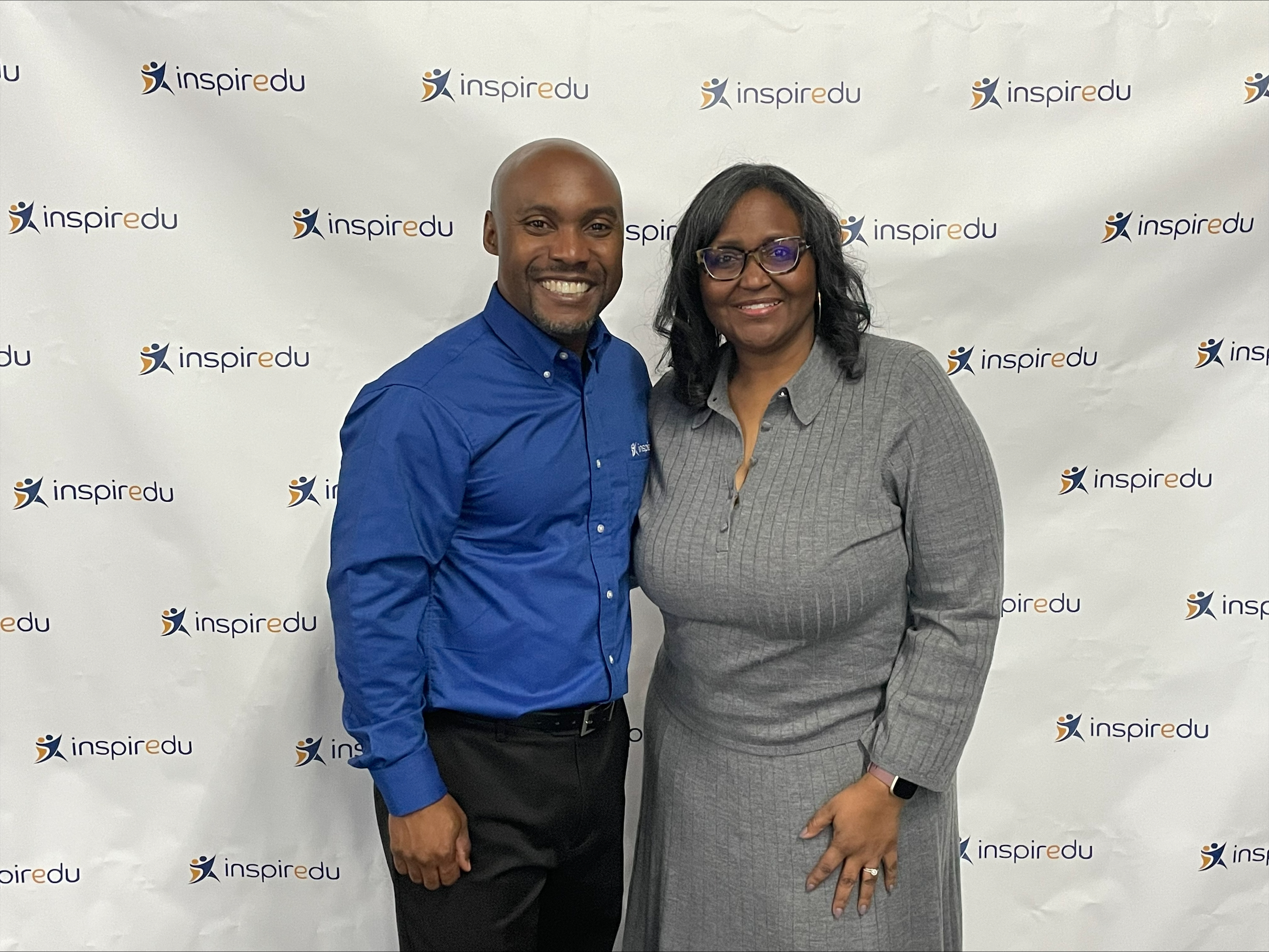 Richard Hicks, CEO & President at Inspiredu pictured with Lisa Walker-Holloway, Senior Manager, External Affairs at Comcast