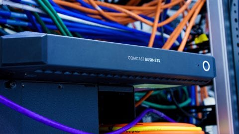 A Comcast Business router.
