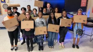 Comcast Surprises Local Students from Big Brothers Big Sisters with New Laptops