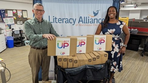 Comcast donation to Literacy Alliance of Northeast Florida