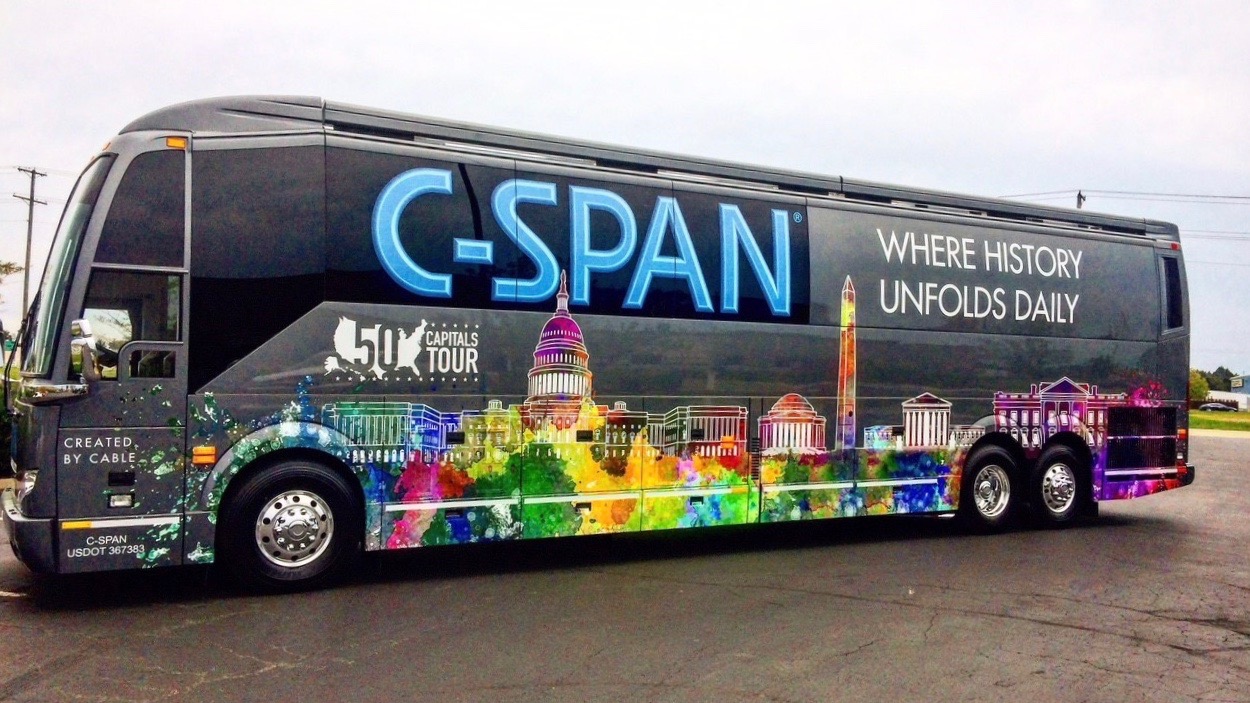 CSPAN's Bus Visits Scranton in Partnership With Comcast Comcast Central Pennsylvania