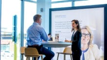 Comcast Business consultation inside store