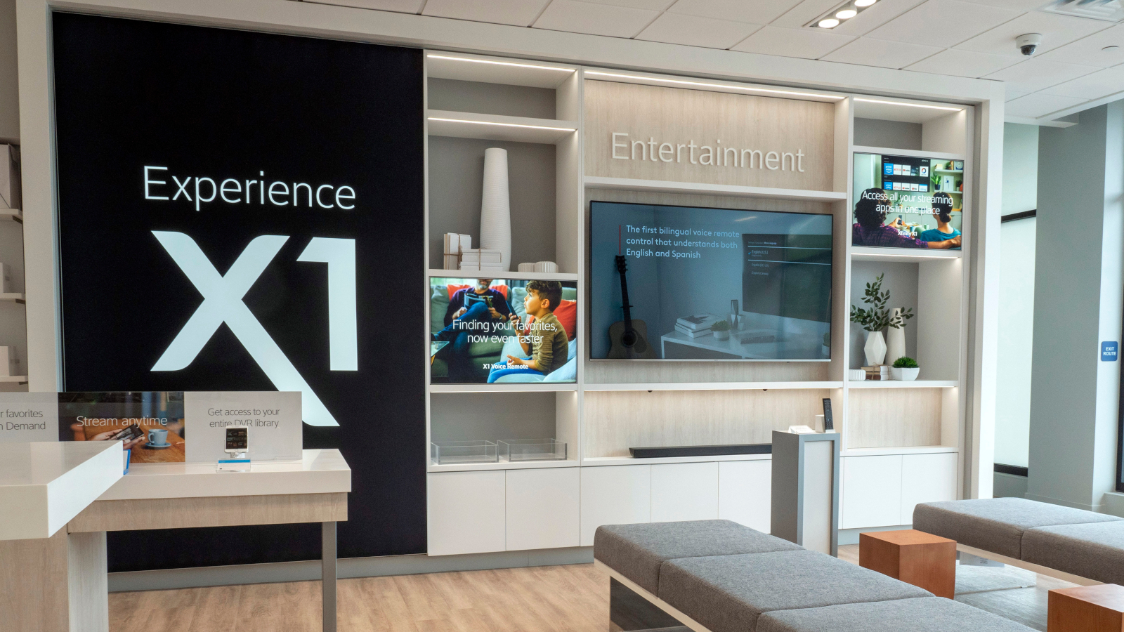 Interior of an Xfinity Store.