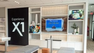 Interior of an Xfinity retail store.