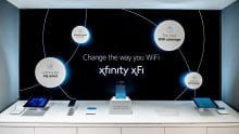 Interior of the new Langhorne Xfinity Retail Store.