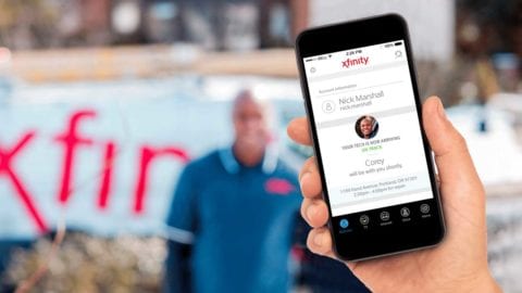 Tech ETA on mobile device