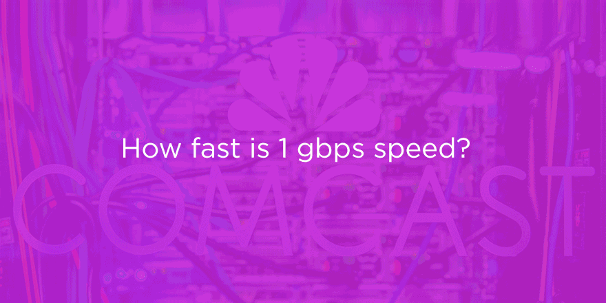 Gigabit speed GIF