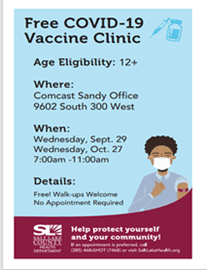 Join Us for the On-site COVID-19 Vaccination Clinic Event at the Comcast Sandy Office