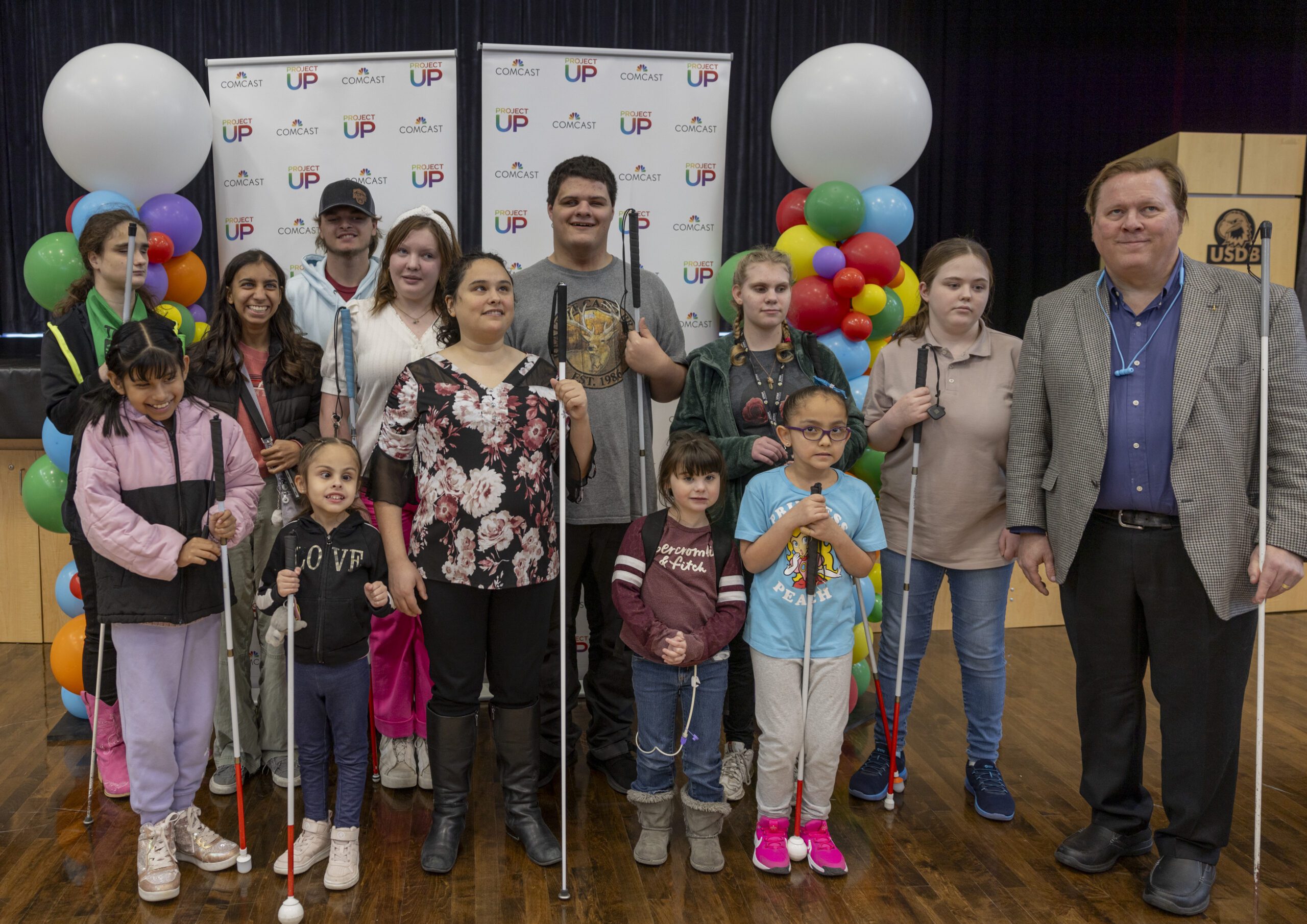 Pictured: Students and staff at the Utah Schools for the Deaf and Blind on Wed. April 10, 2024 in Salt Lake City.