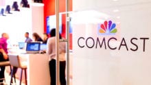 A Comcast employee workspace.