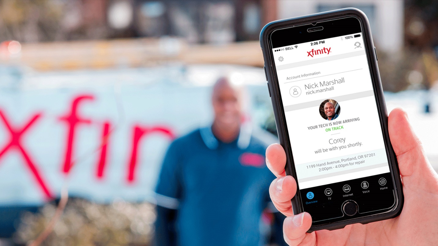 Xfinity Tips Manage Appointments and Track Your Technician's Estimated