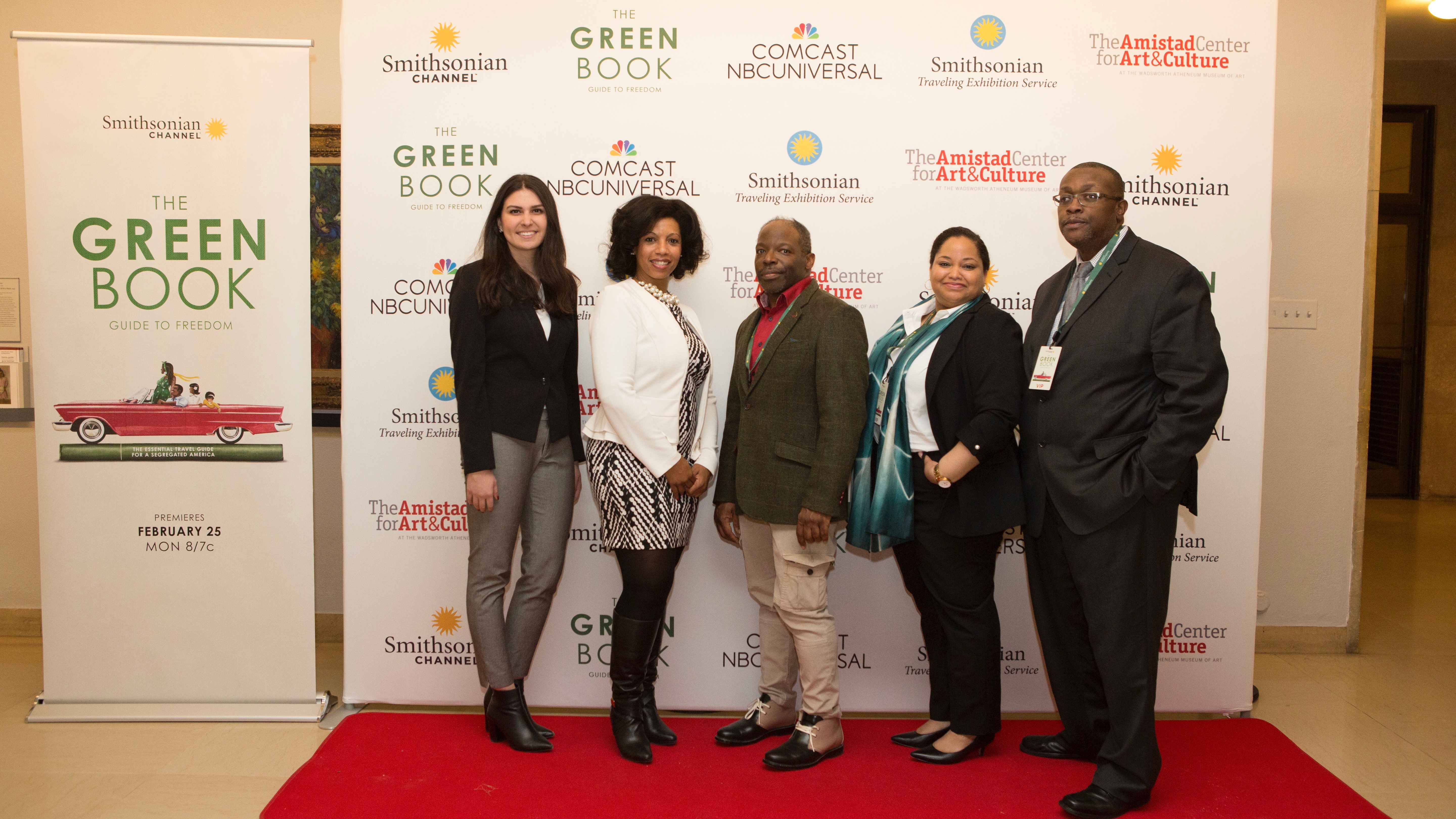 Attendees at a special screening of 'The Green Book: Guide to Freedom'.