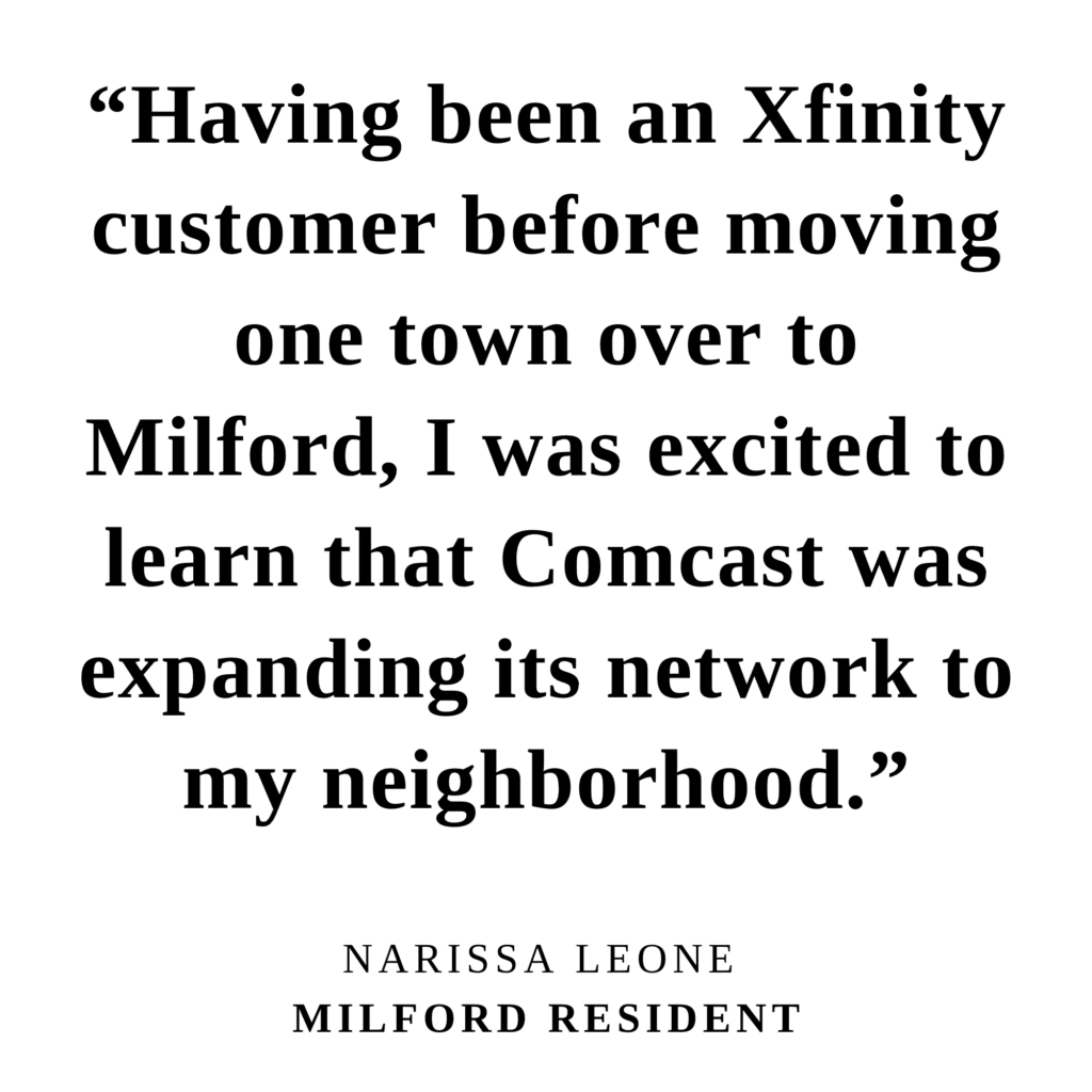 Quote from first milford customer