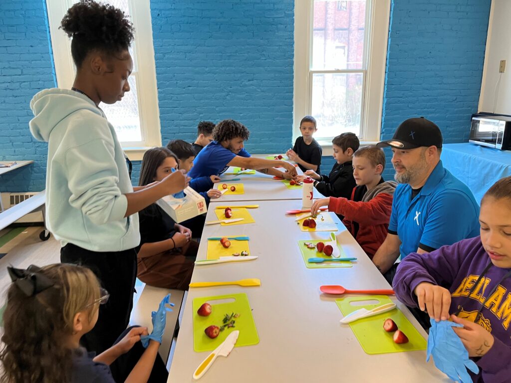 • Conducting STEM activities with fourth-grade students at the Boys and Girls Club of Greater Holyoke in Massachusetts
