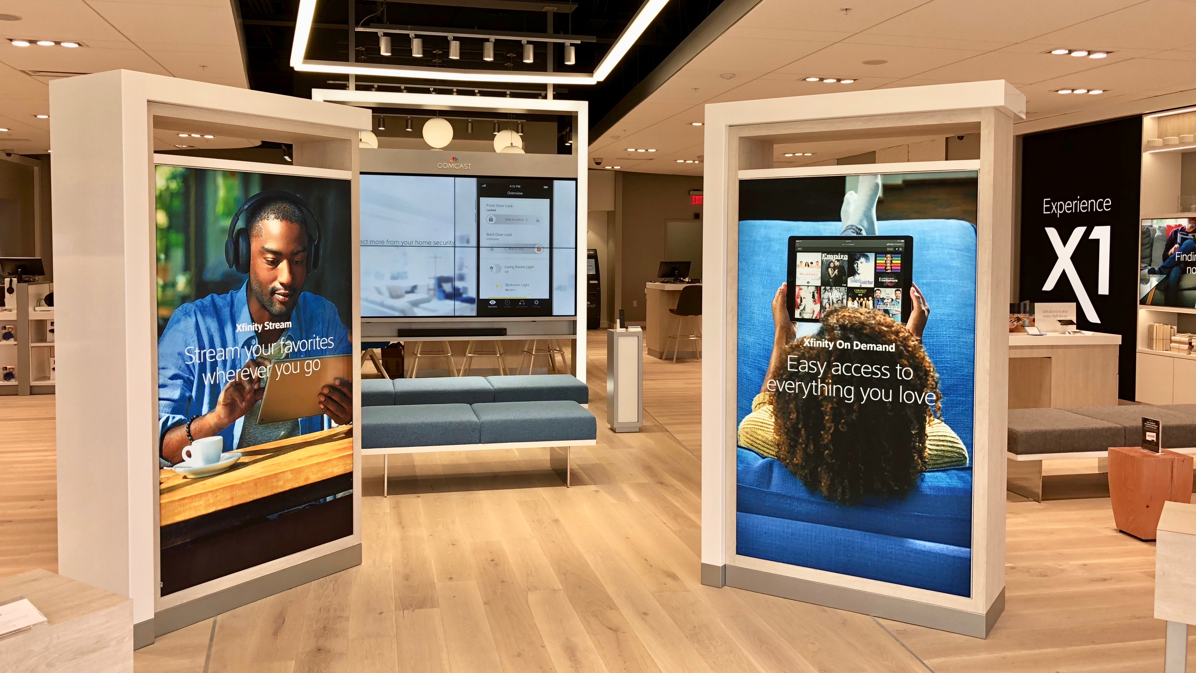 Interior of an xfinity store
