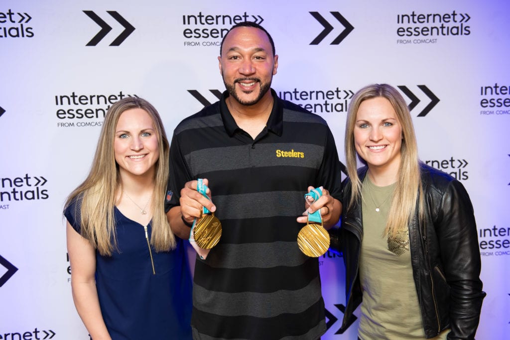 Charlie Batch and Lamoureux twins