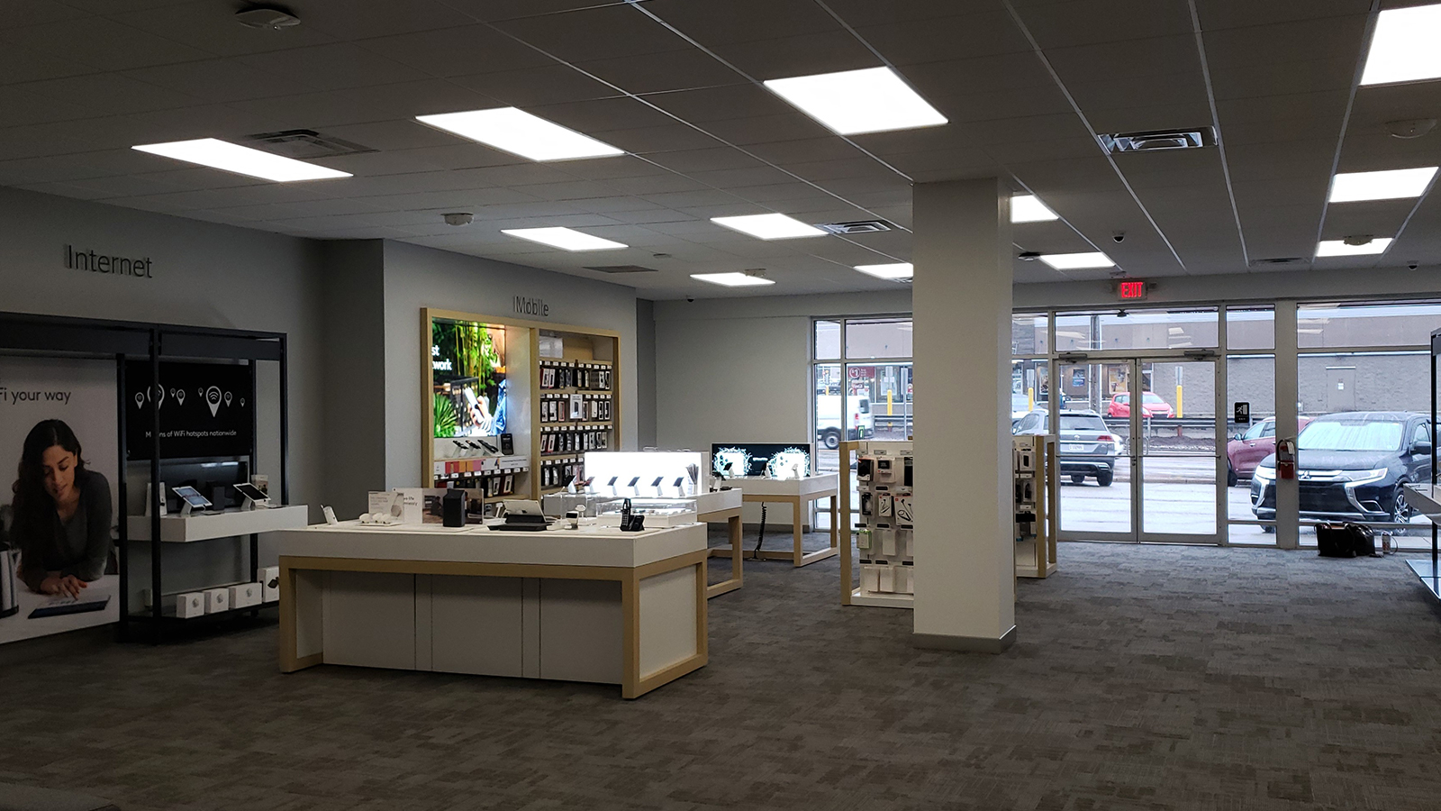 Inside of the new West Mifflin Xfinity Store.